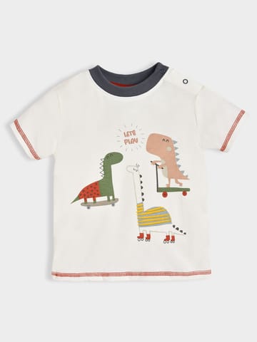 Mi Arcus Cotton Round Neck Short Sleeve Tshirt for Kids