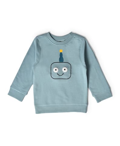 Mi Arcus Grey Sweatshirt with Pyjama Set for Kids