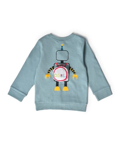 Mi Arcus Grey Sweatshirt with Pyjama Set for Kids