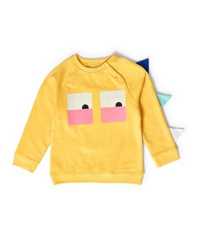 Mi Arcus Printed Sweatshirt and Colorblock Pyjama Set for Kids