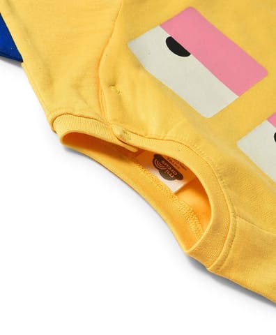 Mi Arcus Printed Sweatshirt and Colorblock Pyjama Set for Kids