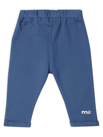 Mi Arcus Solid Blue Regular Fit Jogger for Kids