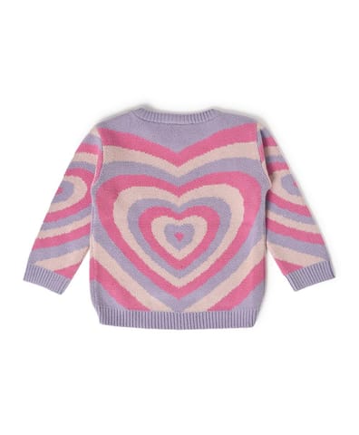 Mi Arcus Round Neck Full Sleeve Sweater for Girls