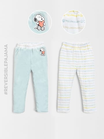 Mi Arcus Peanuts Printed Reversible Pyjama for Kids