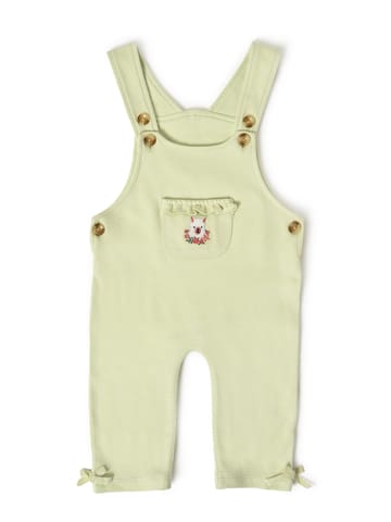 Mi Arcus White Full Sleeve Romper with Dunagree Set for Kids