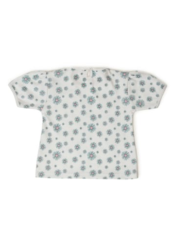 Mi Arcus Printed Tshirt with Dungaree Style Dress for Girls