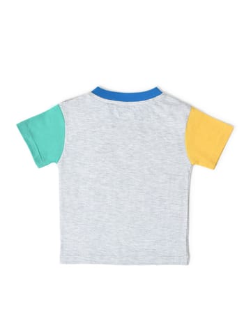 Mi Arcus Printed Cotton T-shirt with Shorts Set for Kids