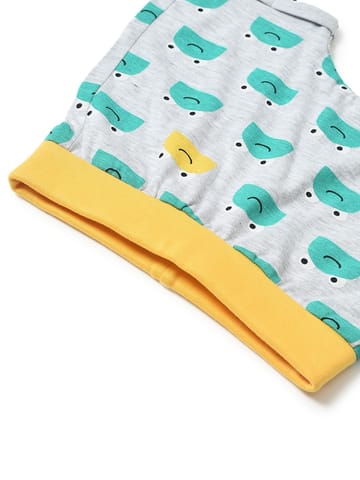 Mi Arcus Printed Cotton T-shirt with Shorts Set for Kids