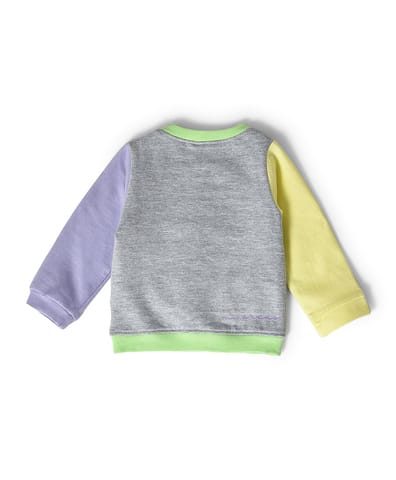 Mi Arcus Grey Full Sleeve Sweatshirt for Kids