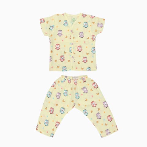 A Toddler Thing Muslin Sleepsuit - Happy Owl