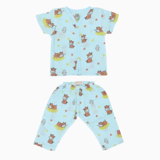 A Toddler Thing Muslin Sleepsuit - Sleepy Hippo