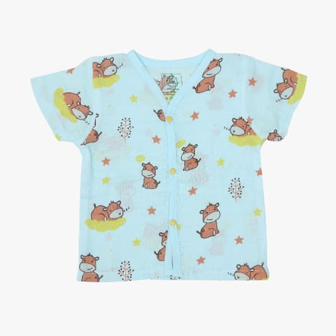 A Toddler Thing Muslin Sleepsuit - Sleepy Hippo