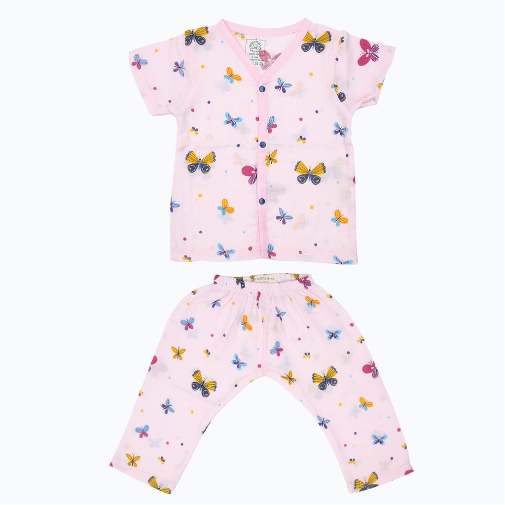 A Toddler Thing Muslin Sleepsuit - Butterflies