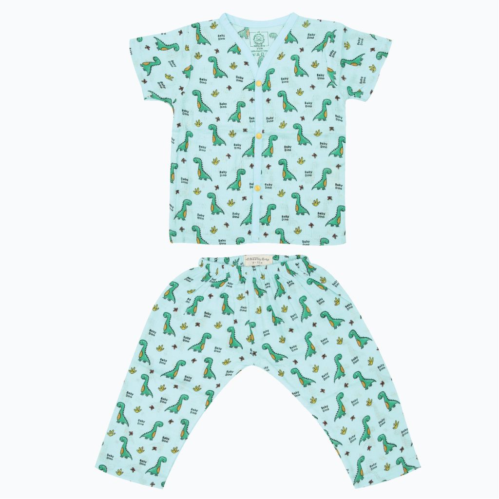 A Toddler Thing Muslin Sleepsuit - Baby Dino