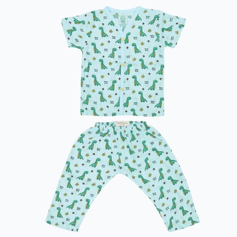 A Toddler Thing Muslin Sleepsuit - Baby Dino