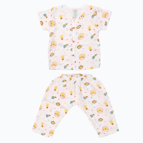 A Toddler Thing Muslin Sleepsuit - Jungle - 4-5 Years