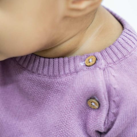 A Toddler Thing Purple Hopper - Sweaters