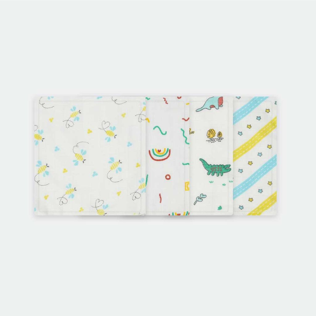 A Toddler Thing Muslin Wipes Small - Pack of 4