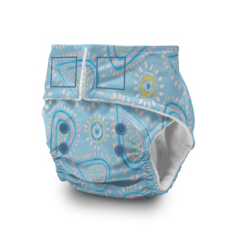 A Toddler Thing Newborn Diaper -  Floral Paisley