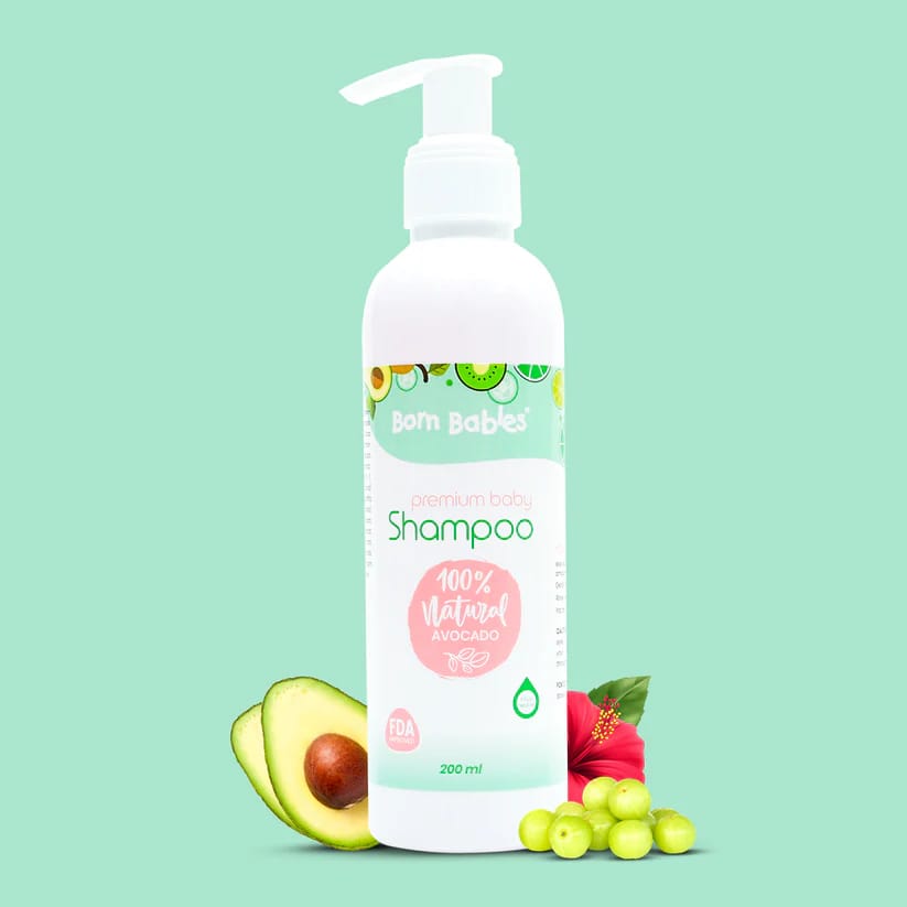 Born Babies Baby 100% Natural Tear Free Shampoo - 200ML