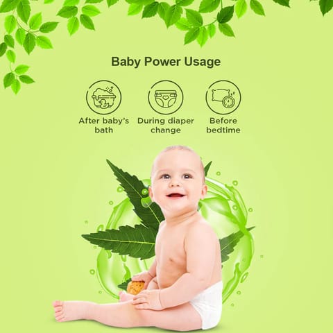 Born Babies Real Herbal Baby Powder Cool & Smooth your Skin -100GM