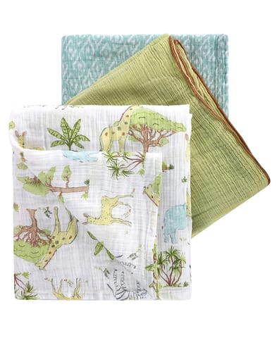 Abracadabra Swaddles (Set of 3) - Savanna Pack of 3