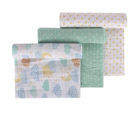 Abracadabra Swaddles (Set of 3) - Lost in Clouds Pack of 3