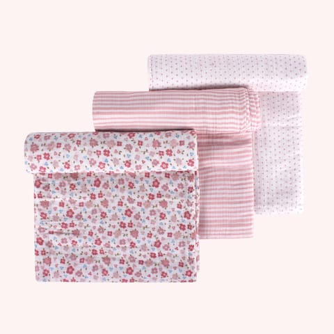 Abracadabra Swaddles (Set of 3) - Vintage Floral Pack of 3