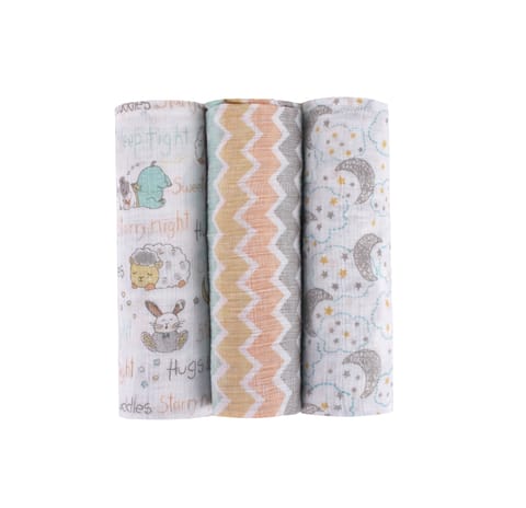 Abracadabra Swaddles (Set of 3) - Sleepy Friends Pack of 3