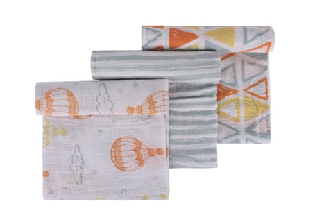 Abracadabra Swaddles (Set of 3) - Hot Air Balloon Pack of 3