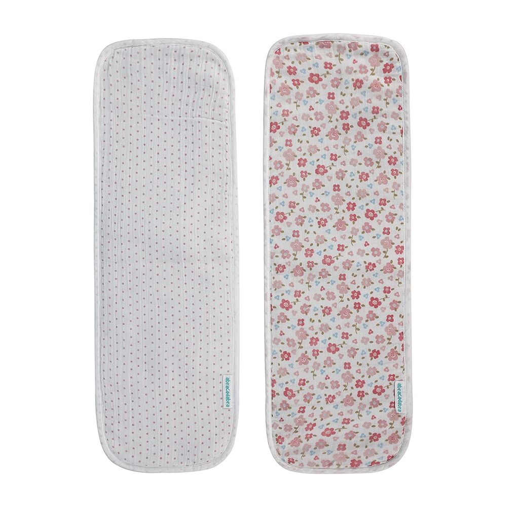 Abracadabra Muslin Burp Pad - Vintage floral Pack of 2