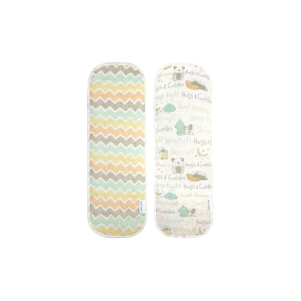 Abracadabra Muslin Burp Pad - Sleepy Friends Pack of 2