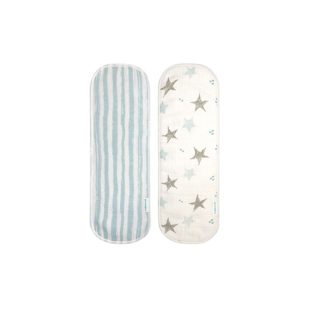 Abracadabra Muslin Burp Pad - Stars Pack of 2