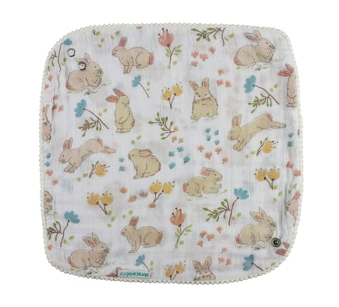 Abracadabra Muslin Bandana Bibs - Bunny Garden Pack of 3