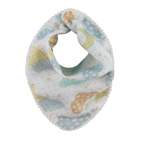 Abracadabra Muslin Bandana Bibs - Lost in Clouds Pack of 3