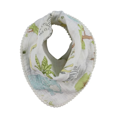 Abracadabra Muslin Bandana Bibs -Savanna Pack of 3