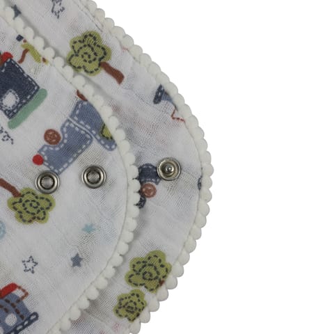 Abracadabra Muslin Bandana Bibs - Transport Pack of 3