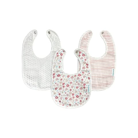 Abracadabra Muslin Bibs - Vintage Floral Pack of 3