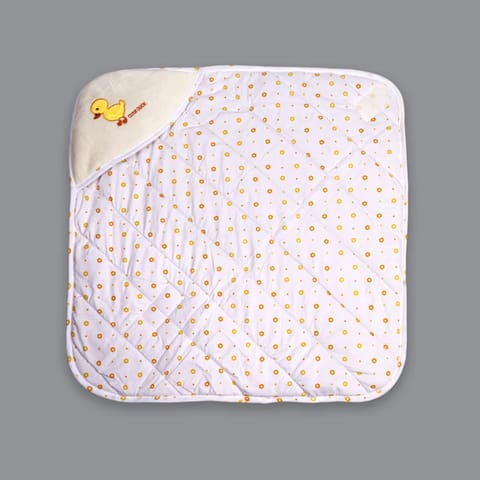 Born Babies  Baby Cotton Printed Carry Bed Set Cum Sleeping Bag 2 in 1 Yellow