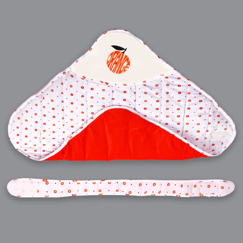 Born Babies  Baby Cotton Printed Carry Bed Set Cum Sleeping Bag 2 in 1 Red