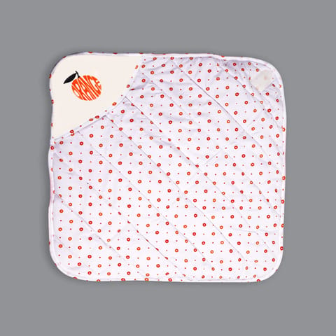 Born Babies  Baby Cotton Printed Carry Bed Set Cum Sleeping Bag 2 in 1 Red