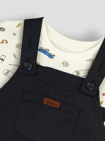 Popees Stylish & Comfy Dungaree Set For Boys