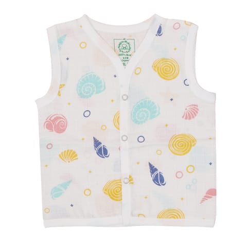 A Toddler Thing Muslin Jabla and Shorts - Sea Shell