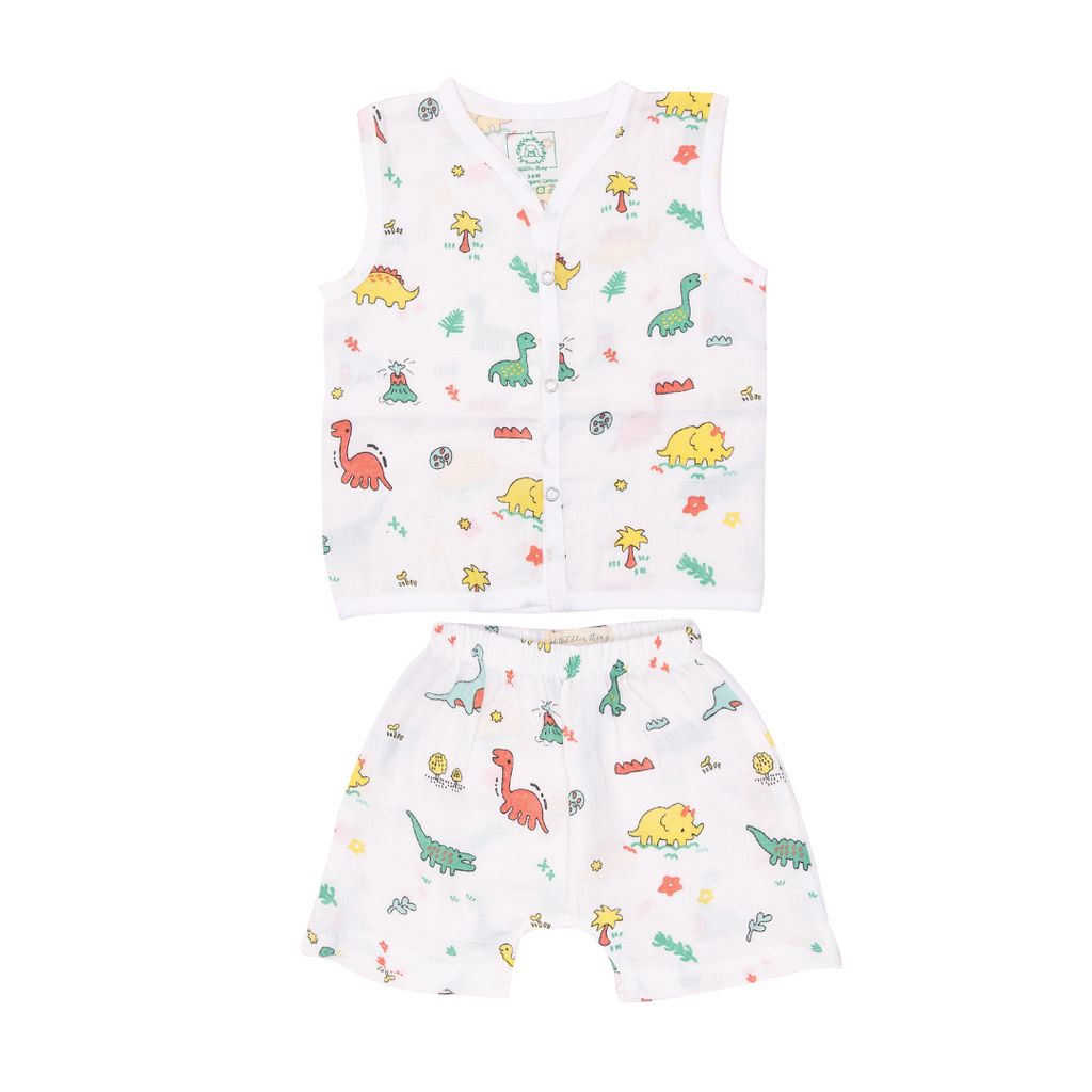 A Toddler Thing Stoneage Muslin Jabla and Shorts