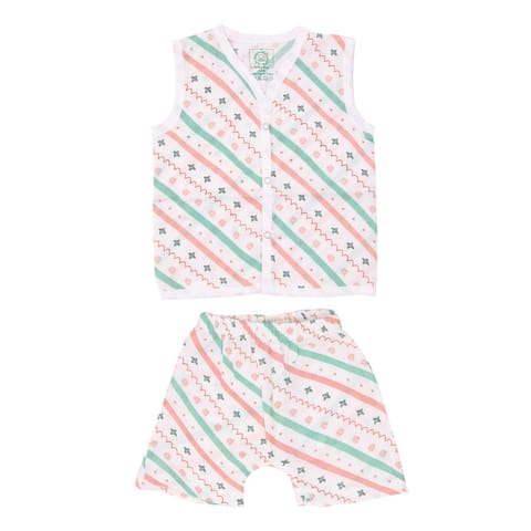 A Toddler Thing Wood Stripes Muslin Jabla and Shorts