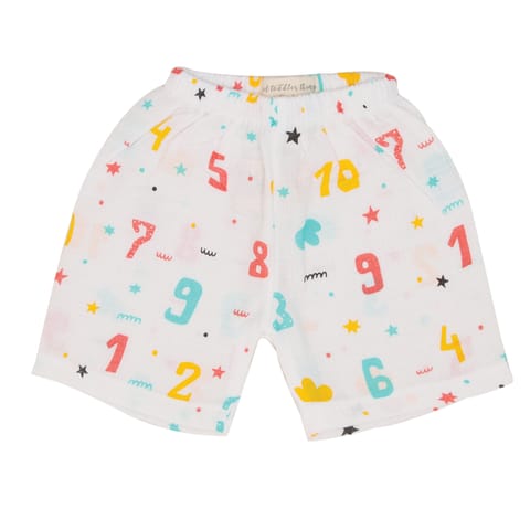 A Toddler Thing Muslin Jabla and Shorts - Count Down