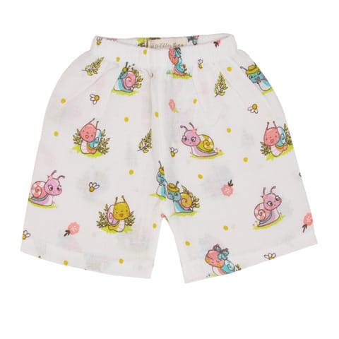 A Toddler Thing Muslin Jabla and Shorts - Snail Mail