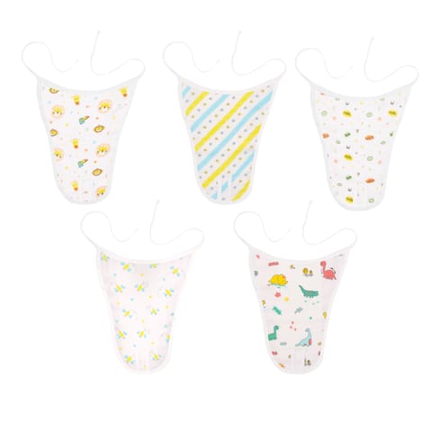 A Toddler Thing Muslin Nappy Combo 1 - Pack of 5