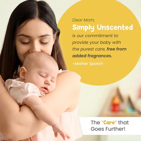 Mother Sparsh Simply Unscented Baby Lotion 200ml