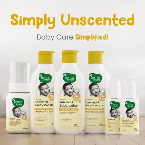 Mother Sparsh Simply Unscented Baby Lotion 200ml